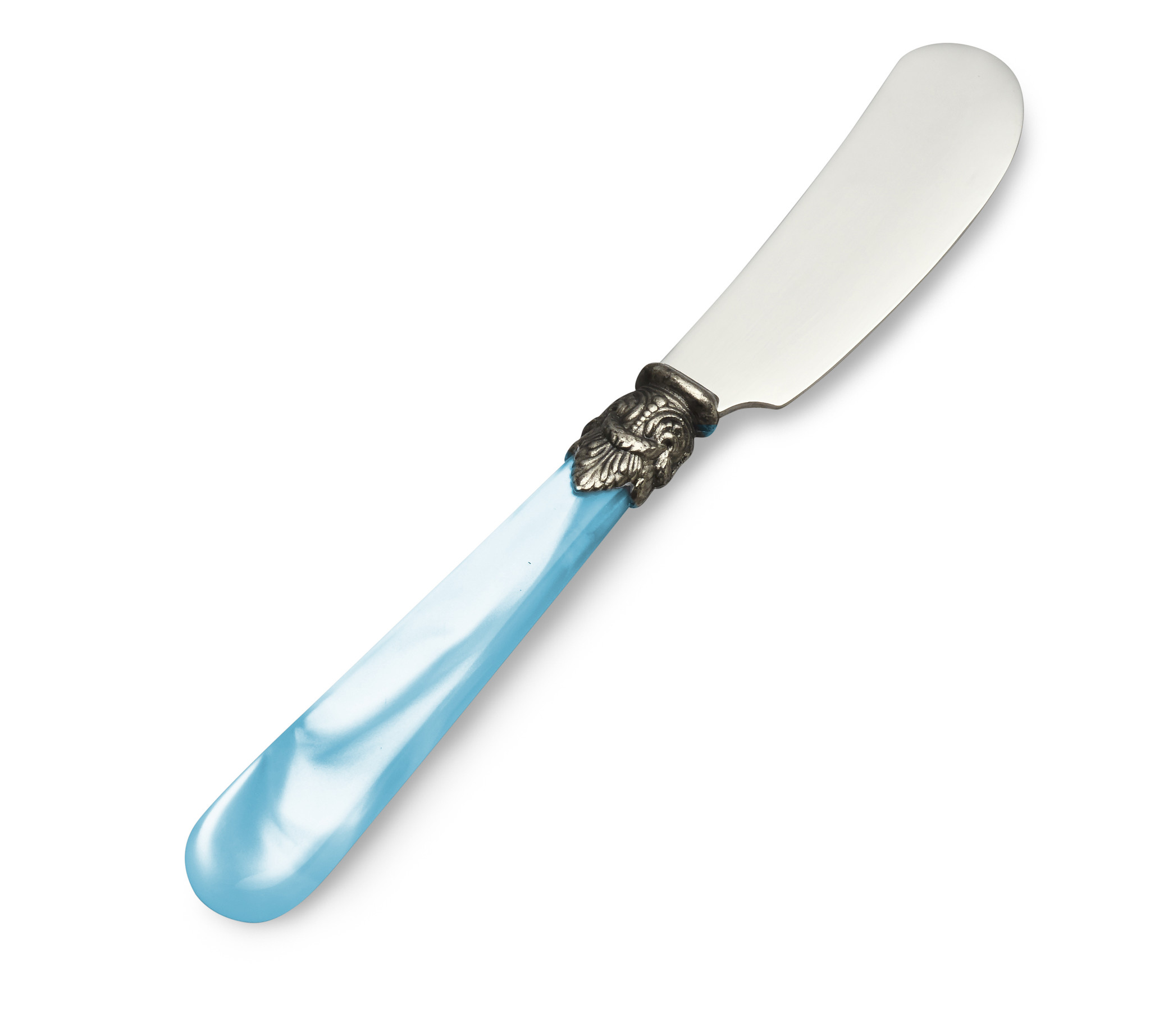 Buttermesser, Hellblau (perlmuttglanz), 13,5 cm