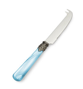 Käsemesser, Hellblau (Perlmutt)