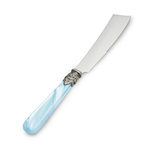 Couteau à gâteaux, Bleu Clair (nacré)