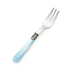 Cake Fork / Pastry Fork, Light Blue with Mother of Pearl