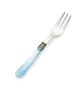 Fourchette à gâteau, Bleu Clair (nacré)