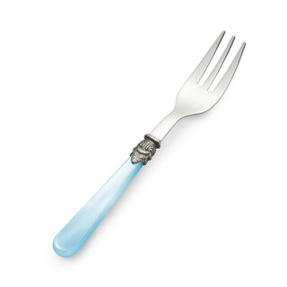 Tenedor para tarta, Azul Claro (nácar)