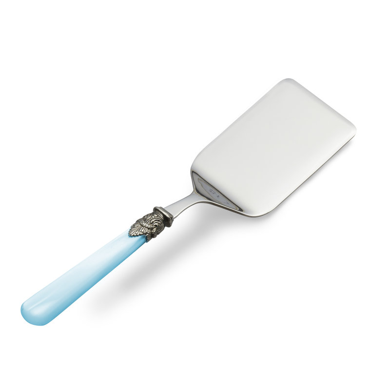 Lasagne scoop / Lasagne Serving Spoon, Light Blue with Mother of Pearl
