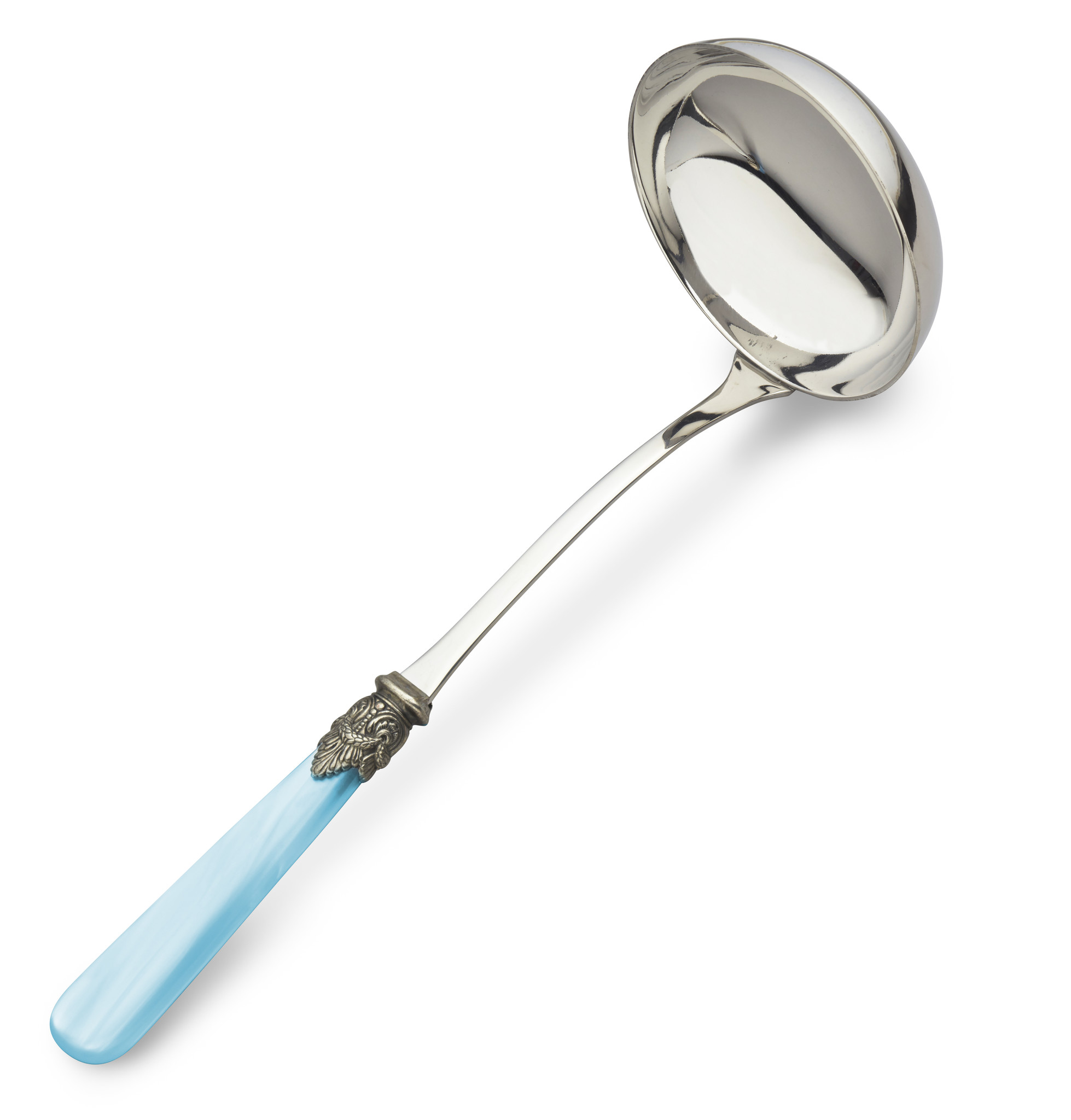 Louche à soupe, Bleu Clair (nacré)