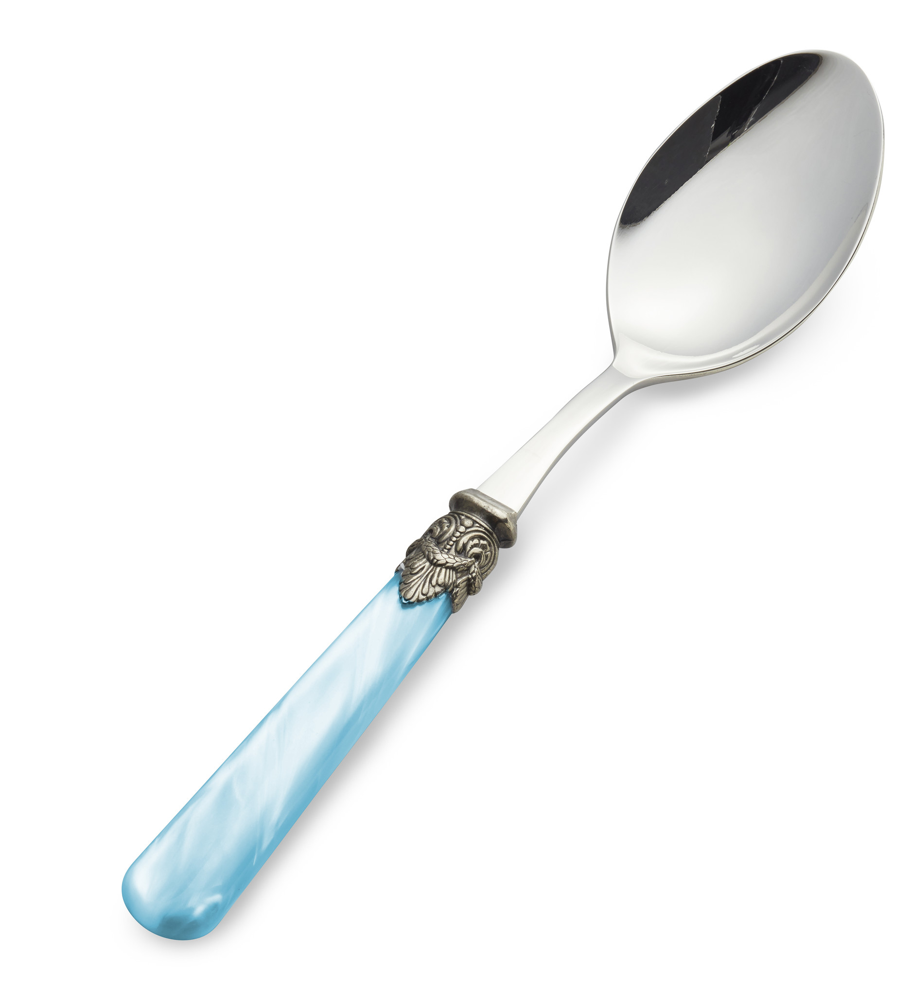Cuillère à servir, Bleu Clair (éclat nacré)