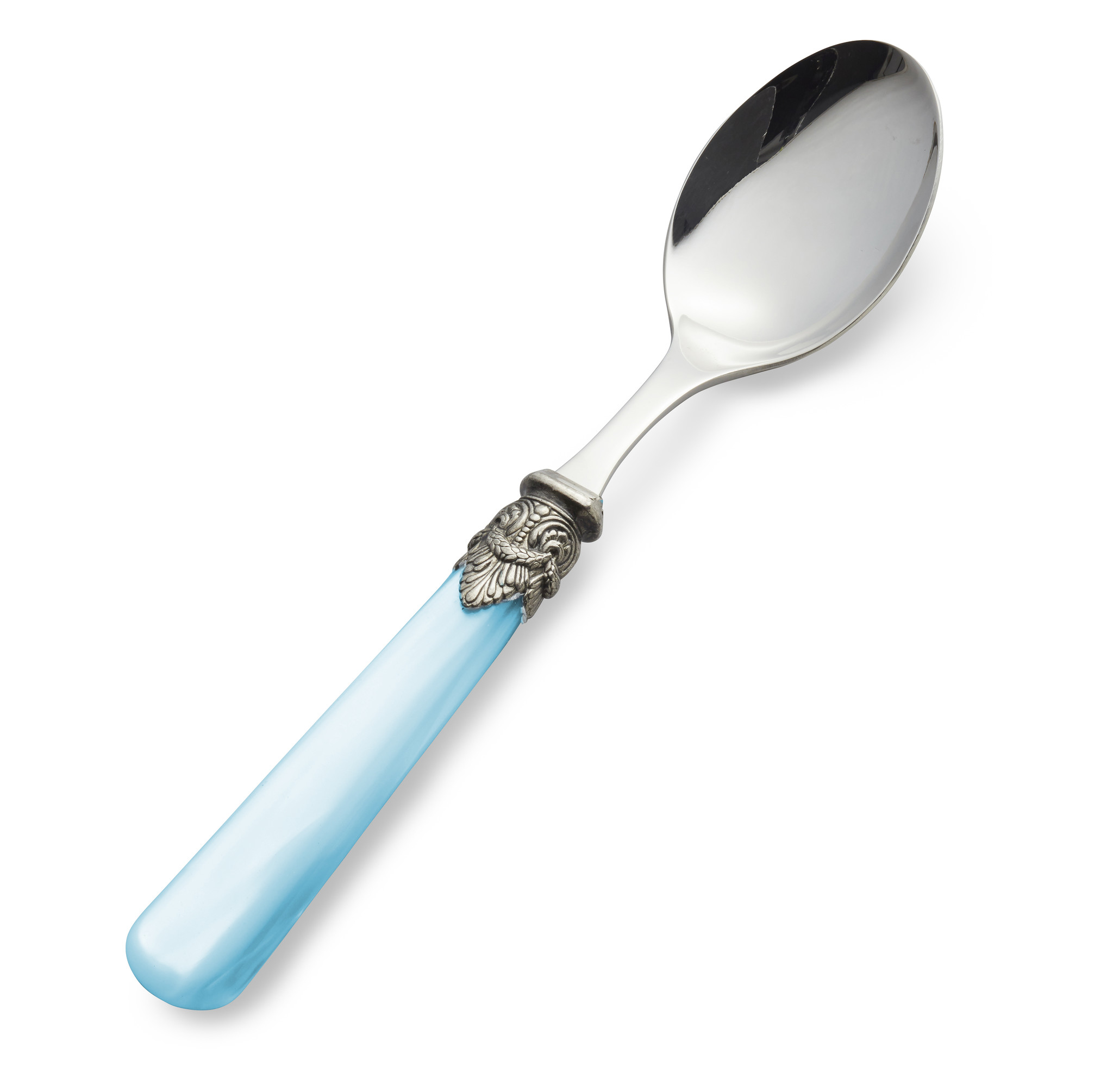 Cuillère, Bleu Clair (éclat nacré), Dîner