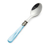 Cucharilla de Té / cucharilla de Café,  Azul Claro con Nácar (14,5 cm)