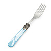 Breakfast Fork, Light Blue with Mother of Pearl