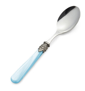 Breakfast spoon, light blue (mother-of-pearl)