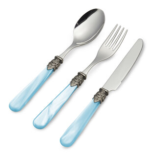Cutlery Set, Light Blue (mother-of-pearl), Breakfast
