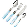 Dinner Cutlery Set, Light Blue with Mother of Pearl, 4 pieces, 1 person