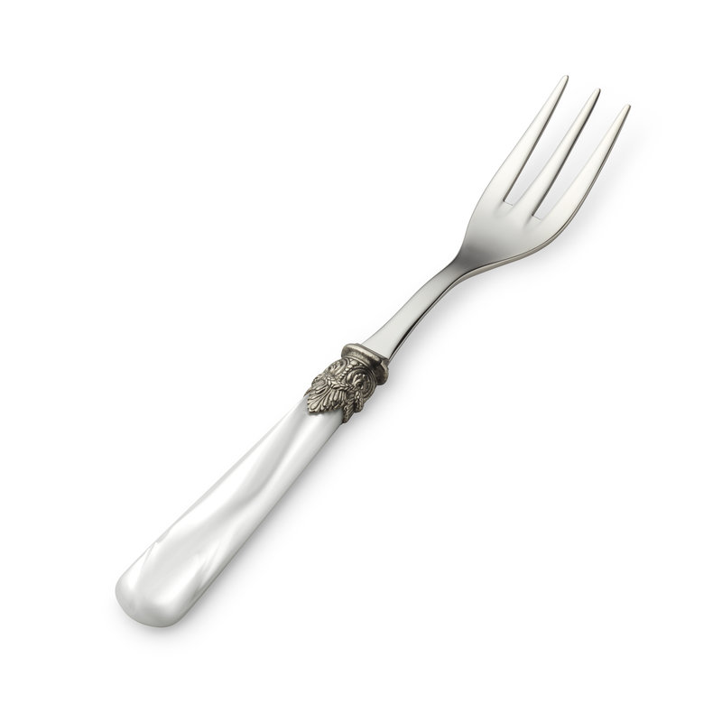 Serving Fork White with Mother of Pearl