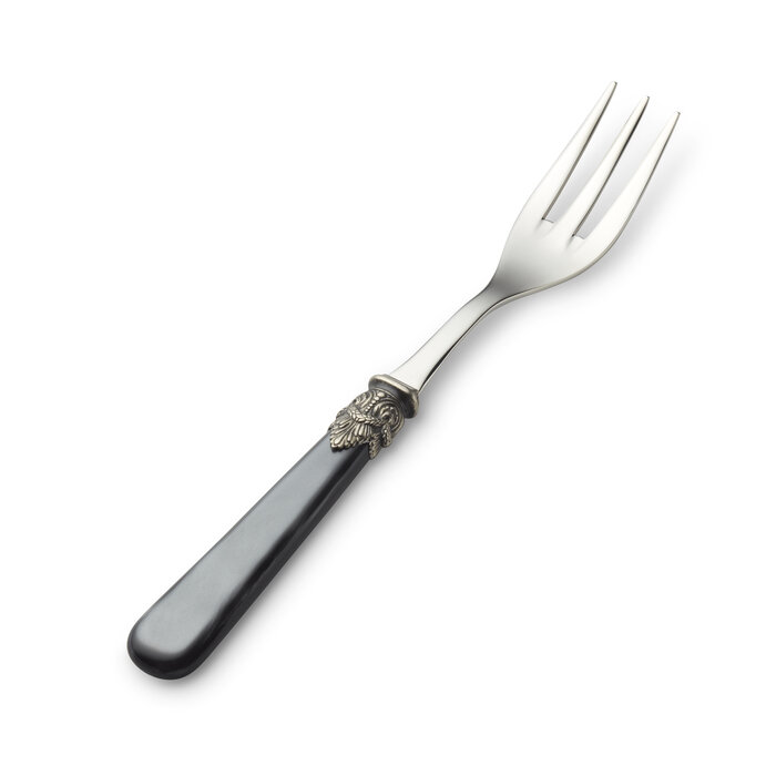Tenedor para servir, Blanco (nácar) Negro (nácar)