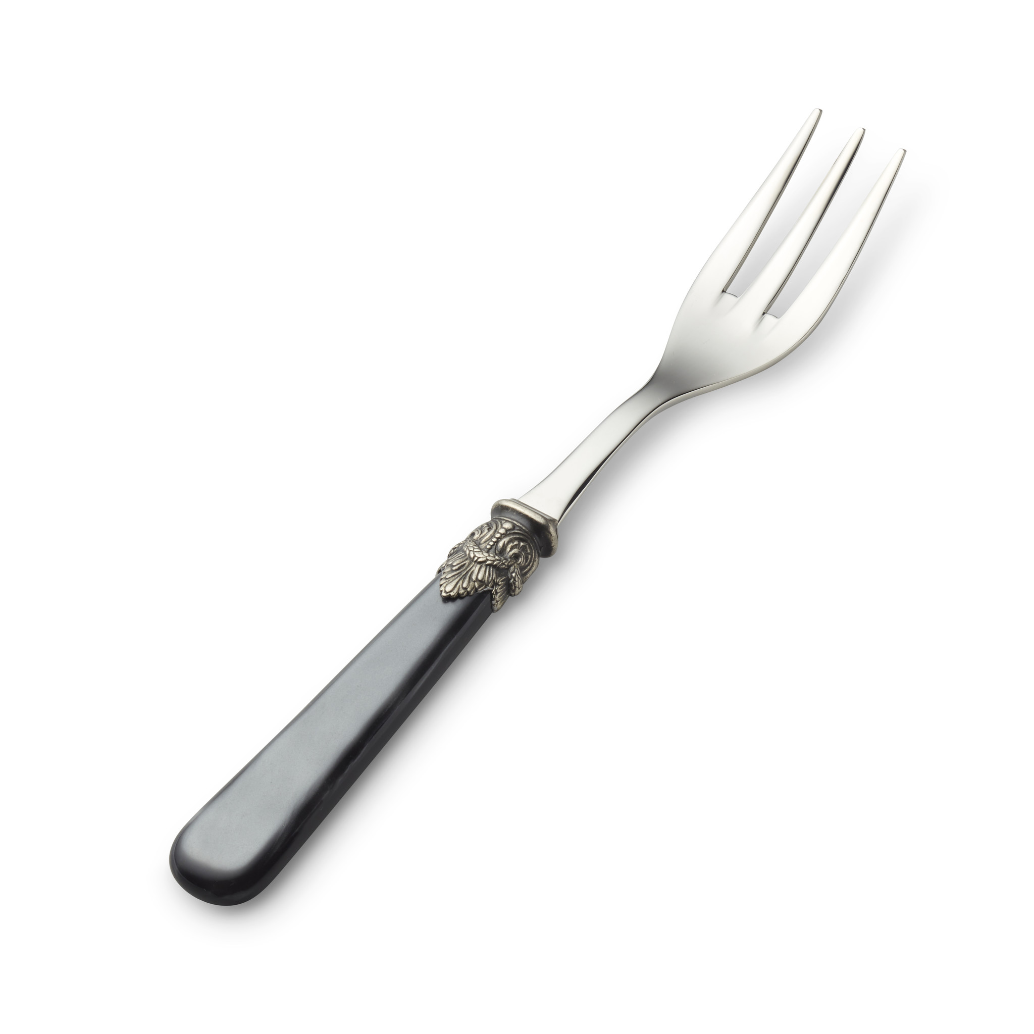 Tenedor para servir, Blanco (nácar) Negro (nácar)