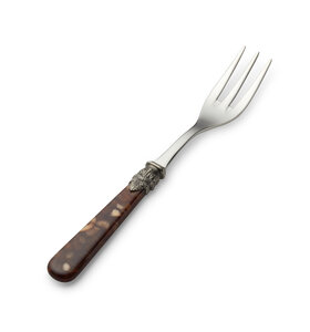 Serving fork, brown (tortoiseshell)