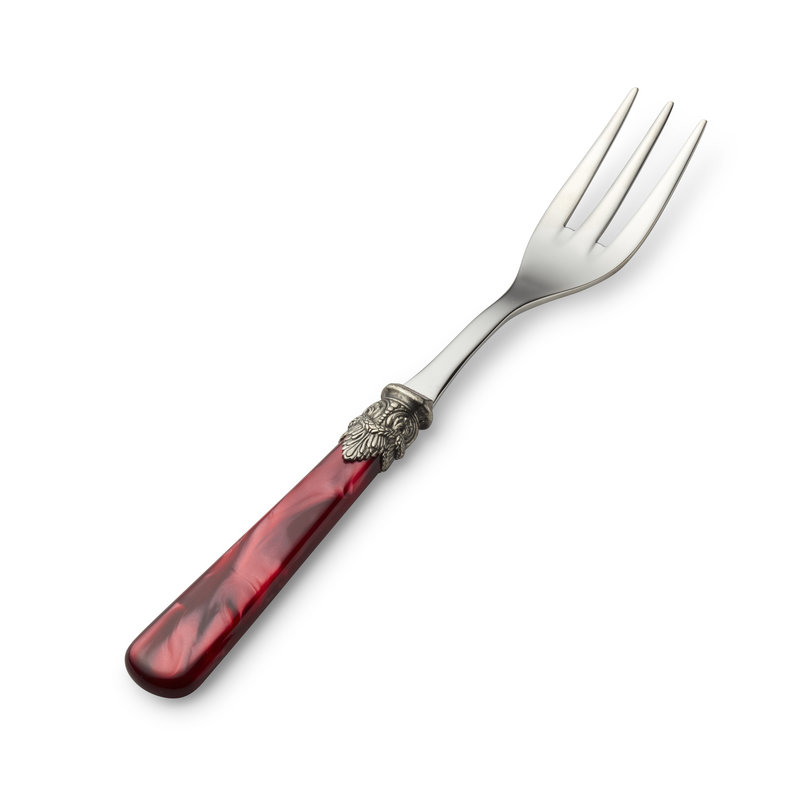 Serveervork Rood met Parelmoer