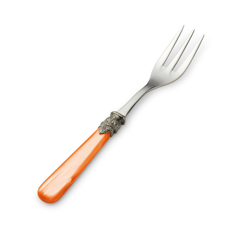 Serving Fork Orange with Mother of Pearl