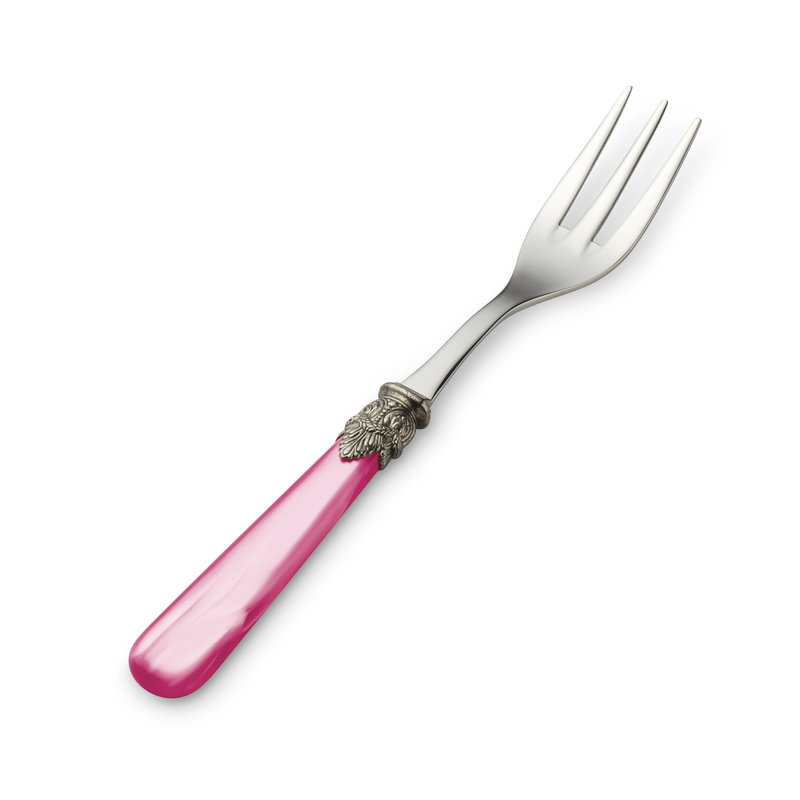 Serviergabel Fuchsia mit Perlmutt
