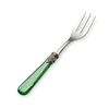 Serving Fork, Green with Mother of Pearl