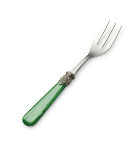 Serving fork, green (mother-of-pearl)