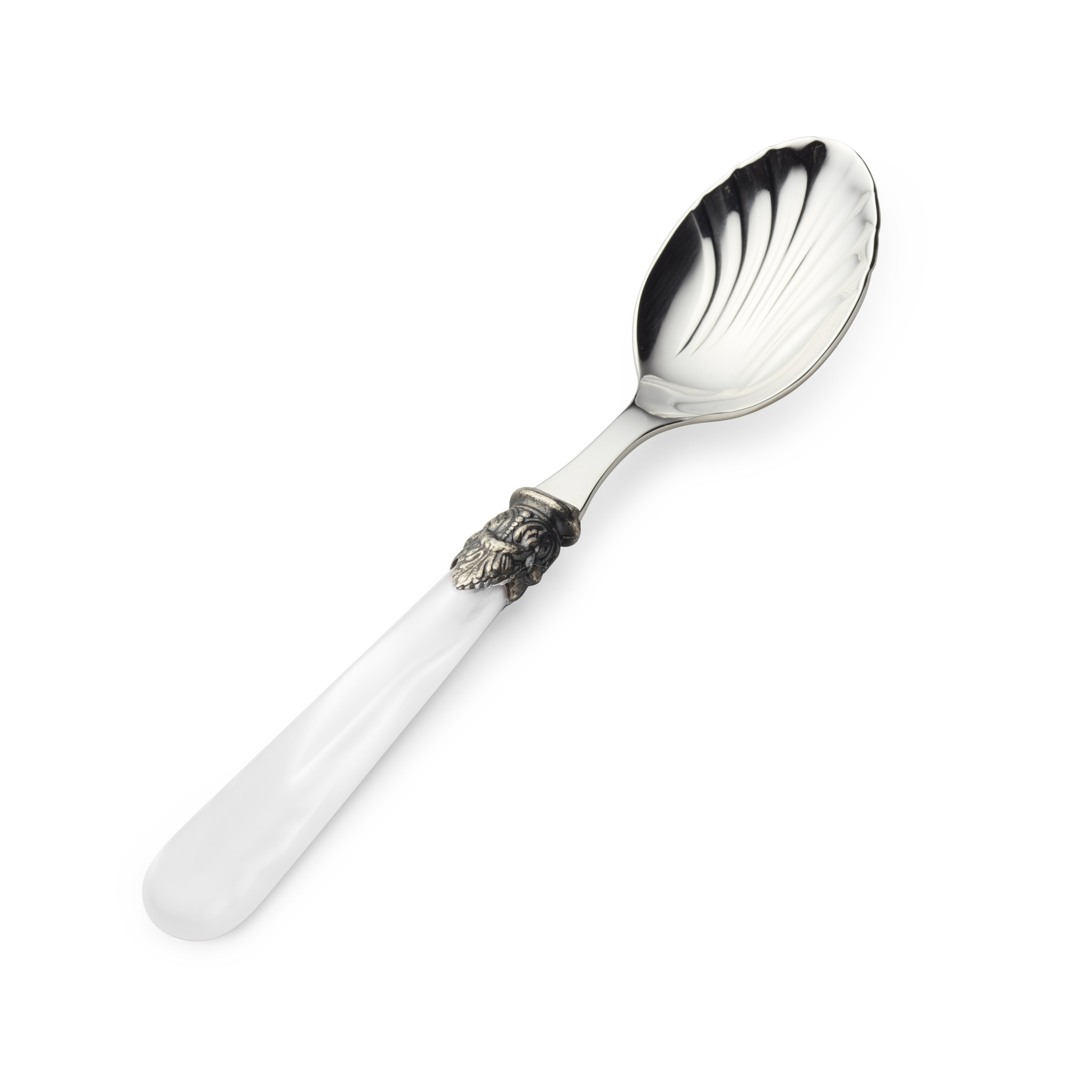 Cheese spoon, White (mother-of-pearl sheen)