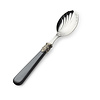 Cheese spoon / Tapas spoon, Black with Mother of Pearl