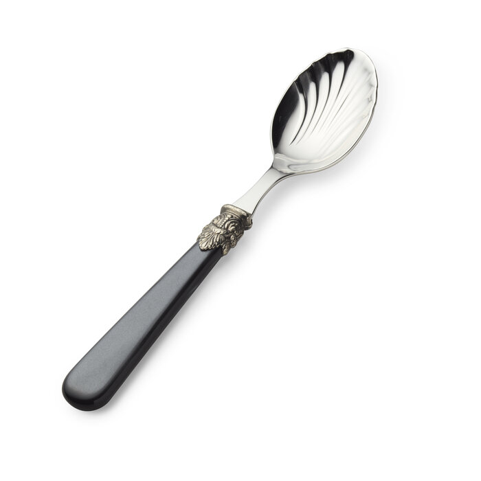 Cheese spoon, Black (mother-of-pearl sheen)