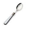 Cheese spoon / Tapas spoon, Gray with Mother of Pearl