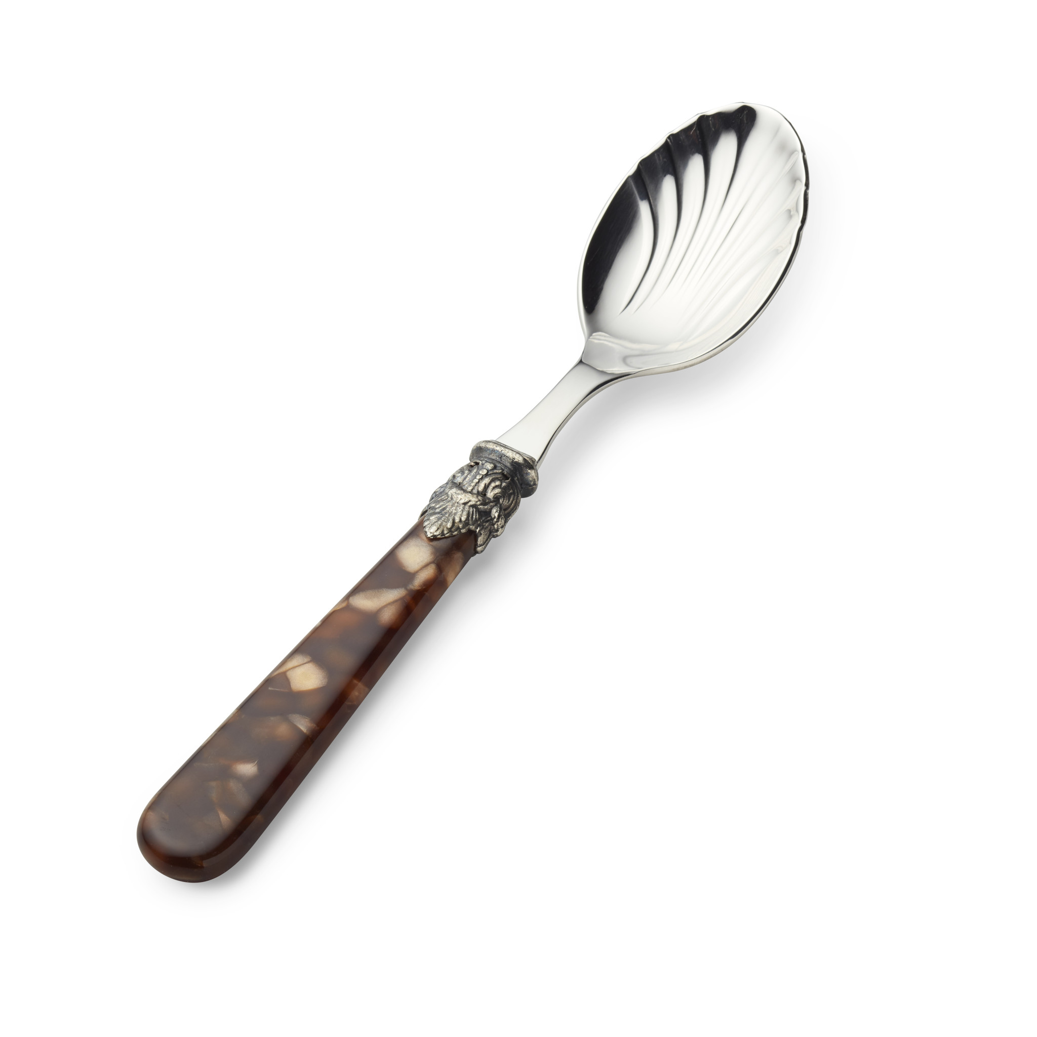 Cheese spoon, Brown (turtle motif)