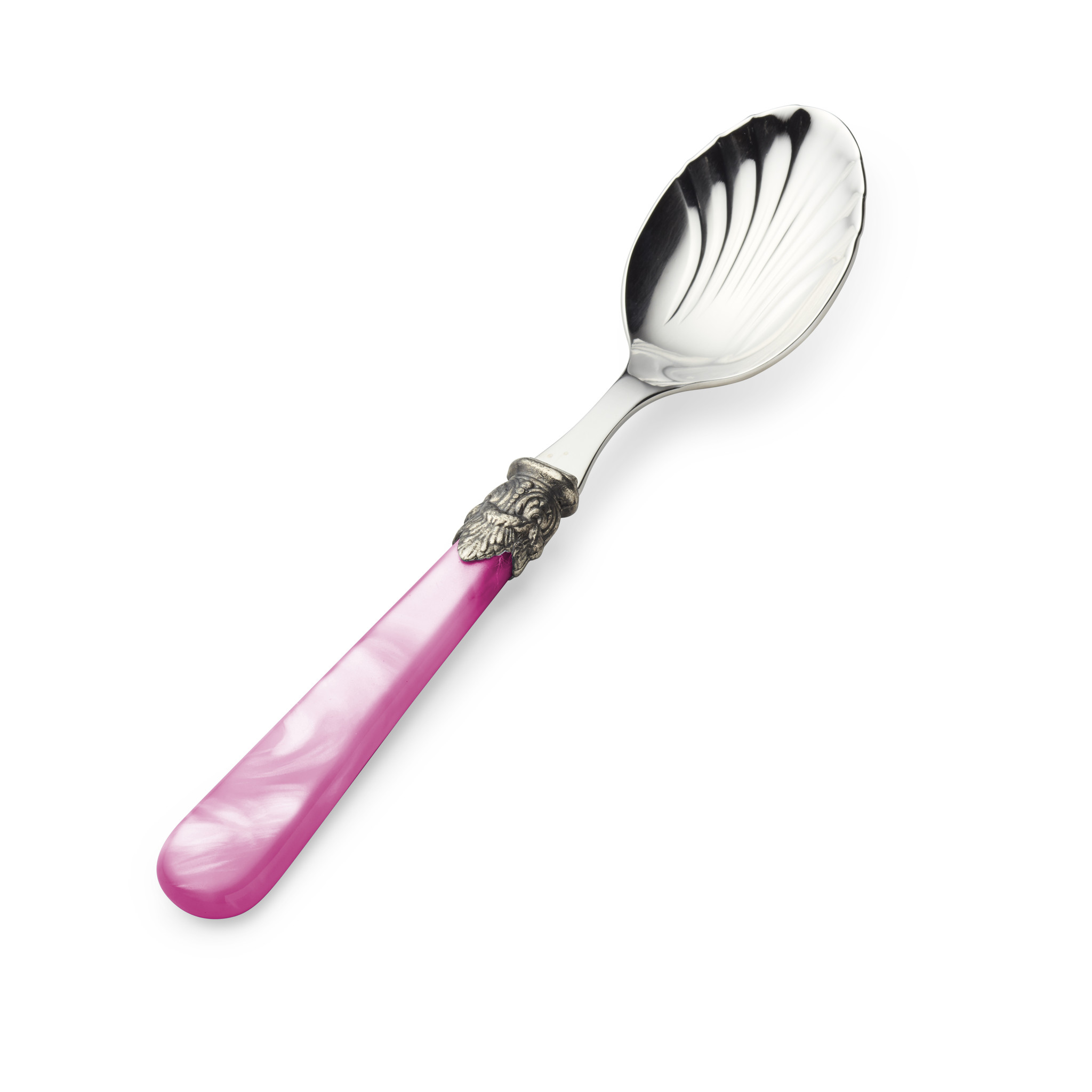 Cheese spoon, Fuchsia (mother-of-pearl sheen)