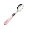 Cheese spoon / Tapas spoon, Pink with Mother of Pearl