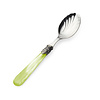 Cheese spoon / Tapas spoon, Light Green with Mother of Pearl
