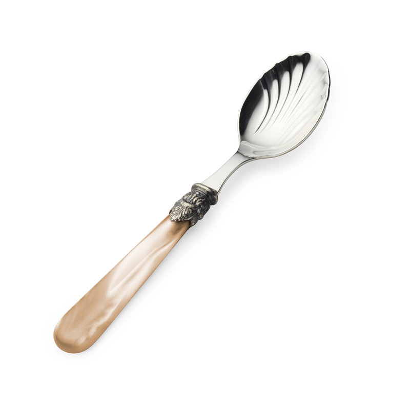Cheese spoon / Tapas spoon, Honey with Mother of Pearl