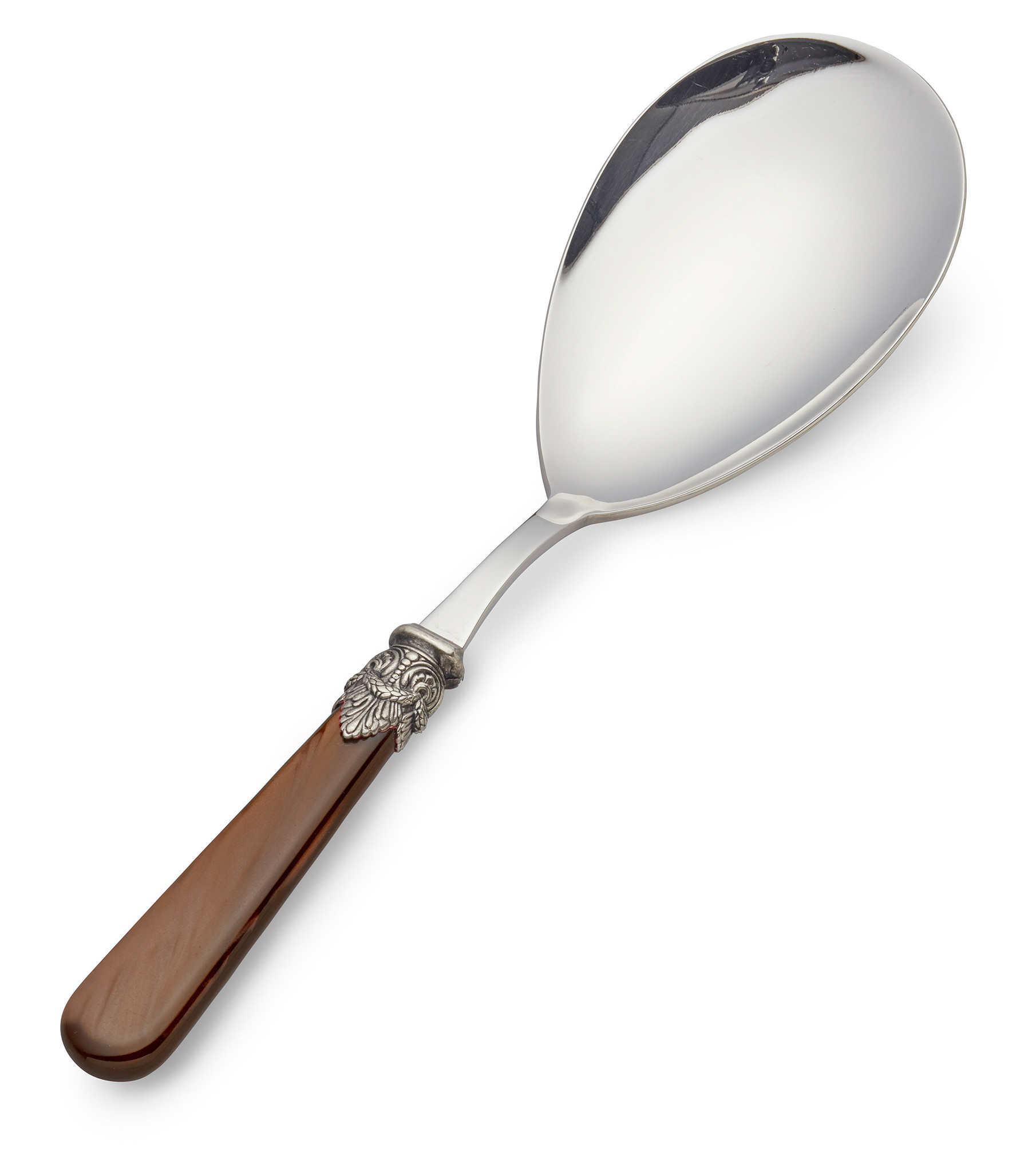 Rice serving spoon, Brown (mother-of-pearl)