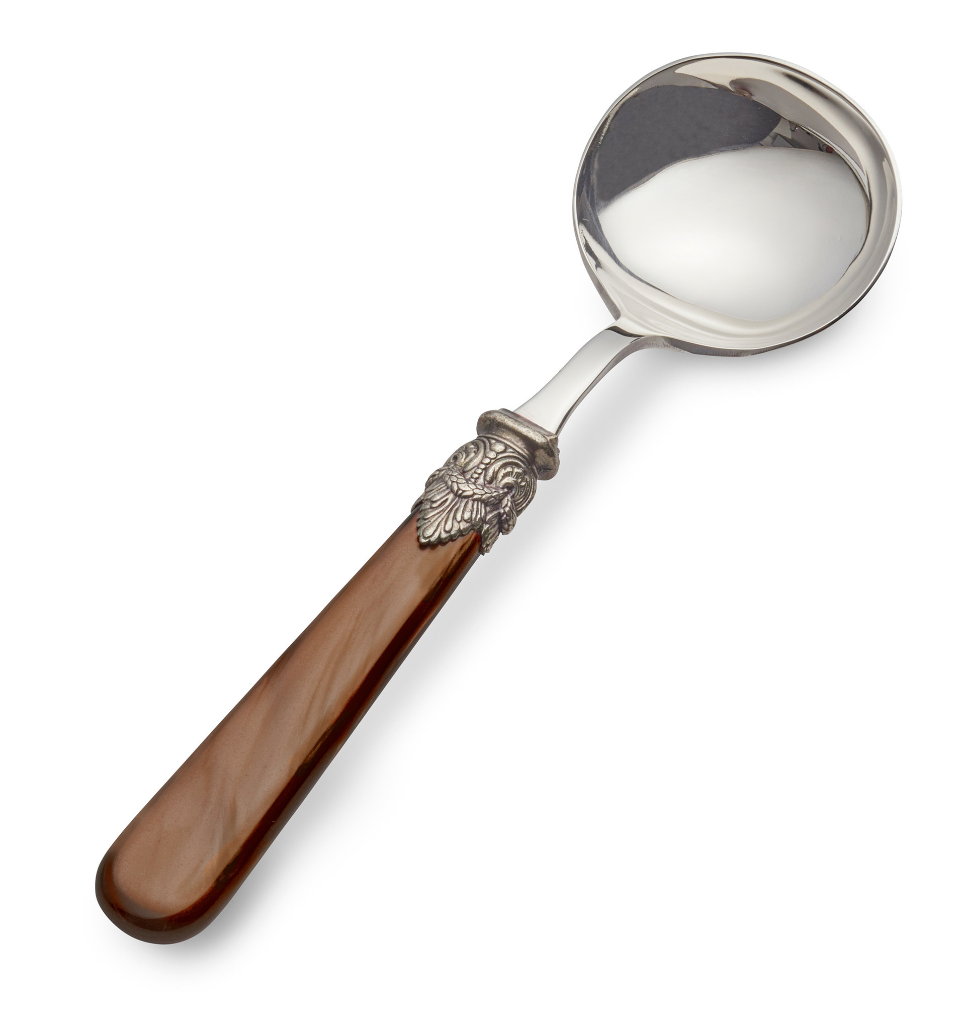 Cuillère à sauce, Marron (éclat nacré)