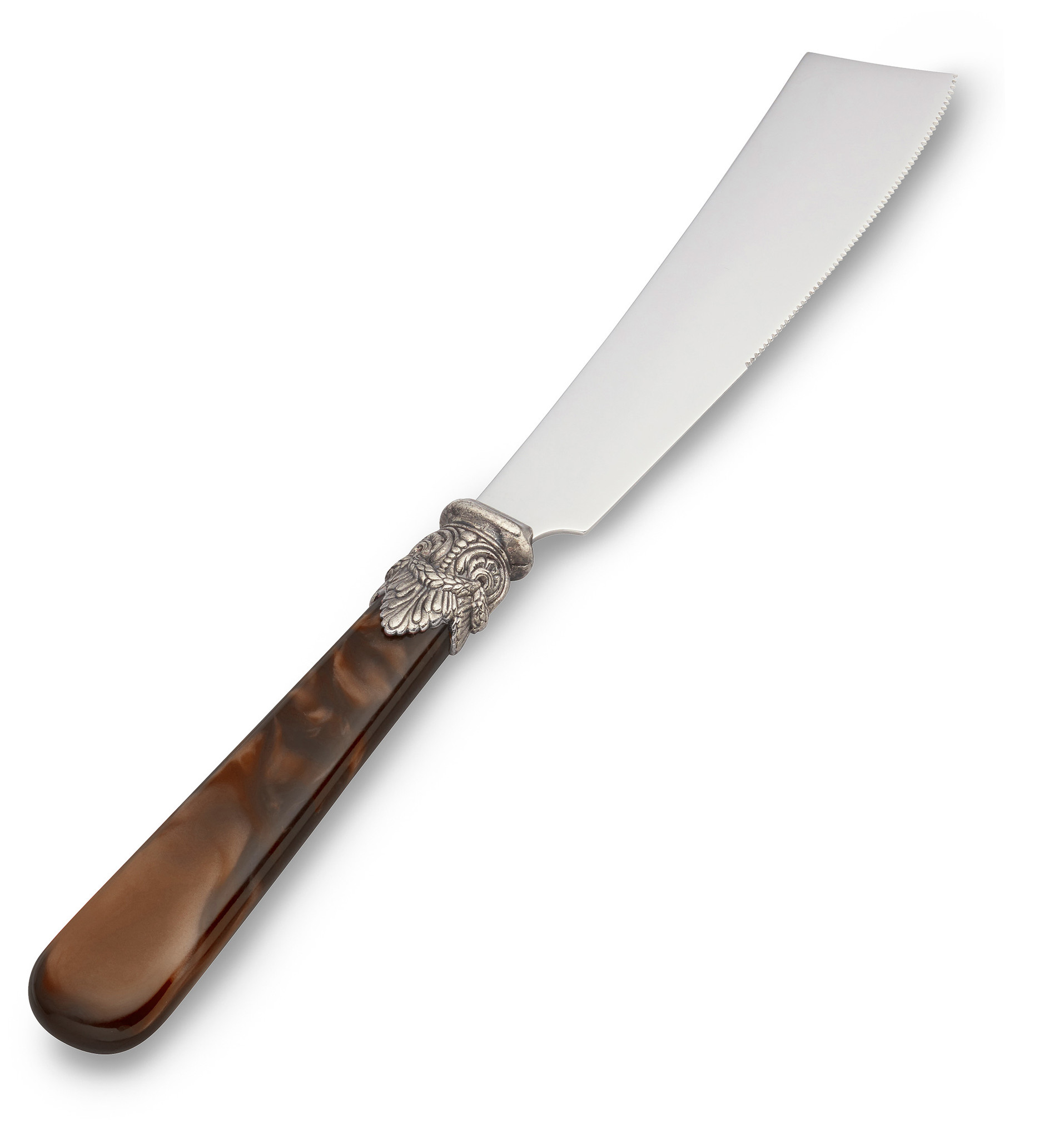 Couteau à gâteaux, Marron (nacré)