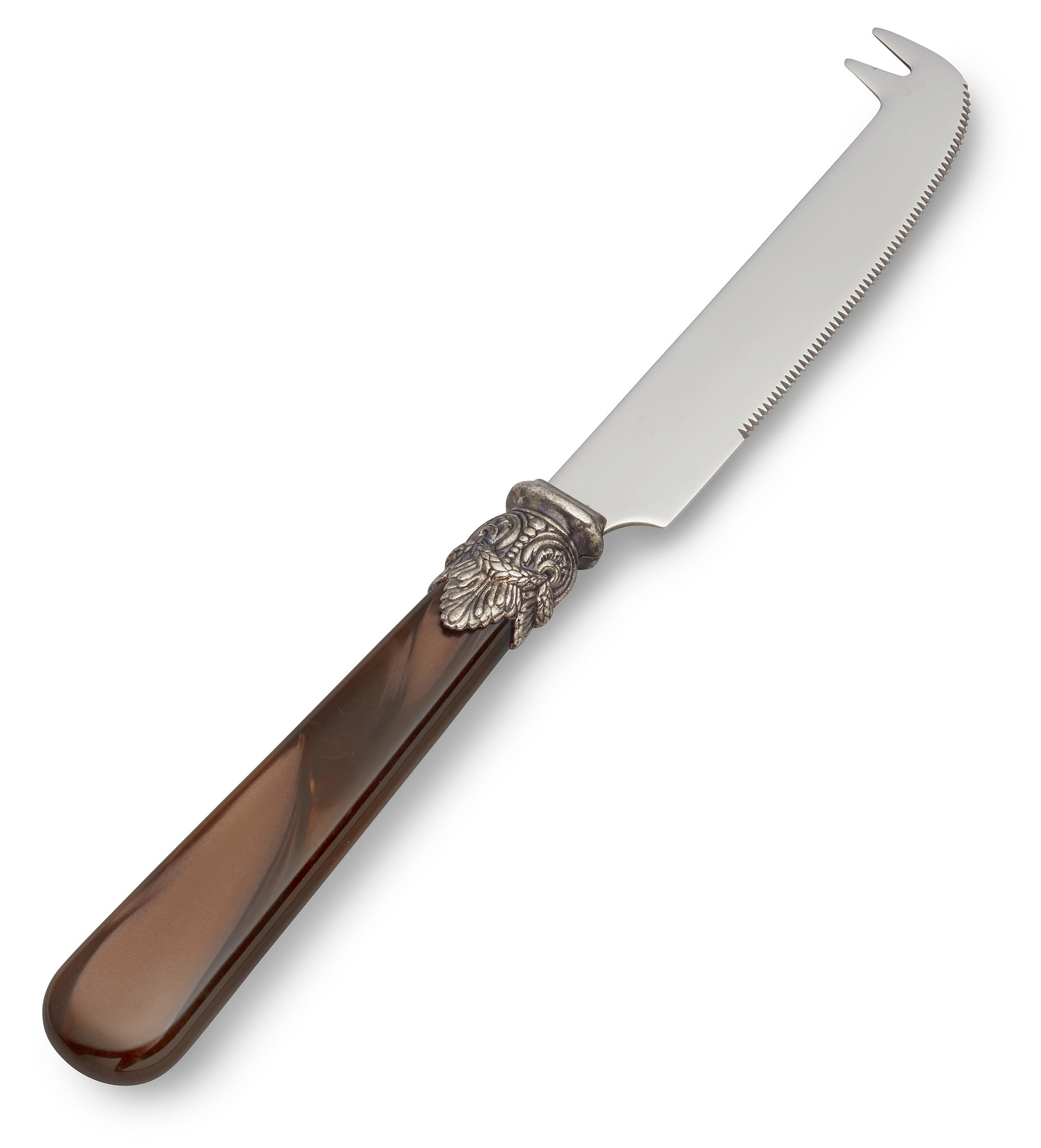 Couteau à fromage, Marron (éclat nacré)