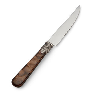 Couteau à Steak, Marron (éclat nacré)