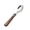 Teaspoon / Coffee spoon, Brown with Mother of Pearl (5,3 inch)