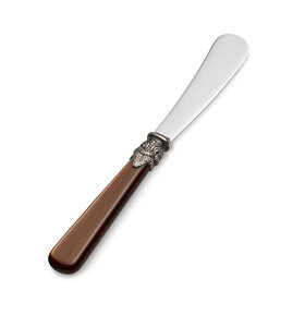 Großes Buttermesser, Braun (Perlmutt)