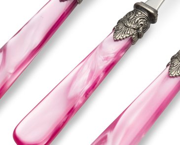 Couverts fuchsia