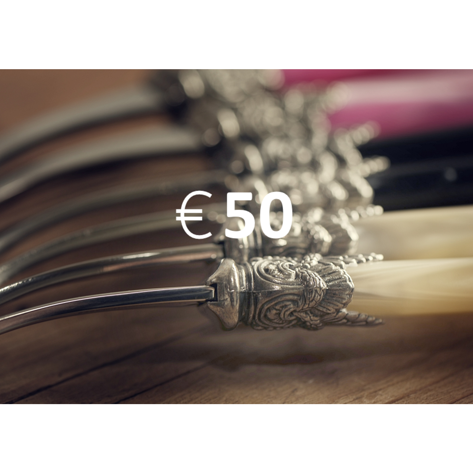Cutlery Gift voucher € 50