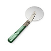 Pizza cutter, Green with Mother of Pearl