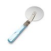 Pizza Cutter, with Light Blue handle (mother-of-pearl sheen)