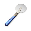 Pizza cutter, Blue with Mother of Pearl