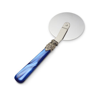Pizza Cutter, Blue (mother-of-pearl)