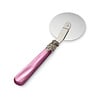 Pizza Cutter, with Fuchsia handle (mother-of-pearl sheen)