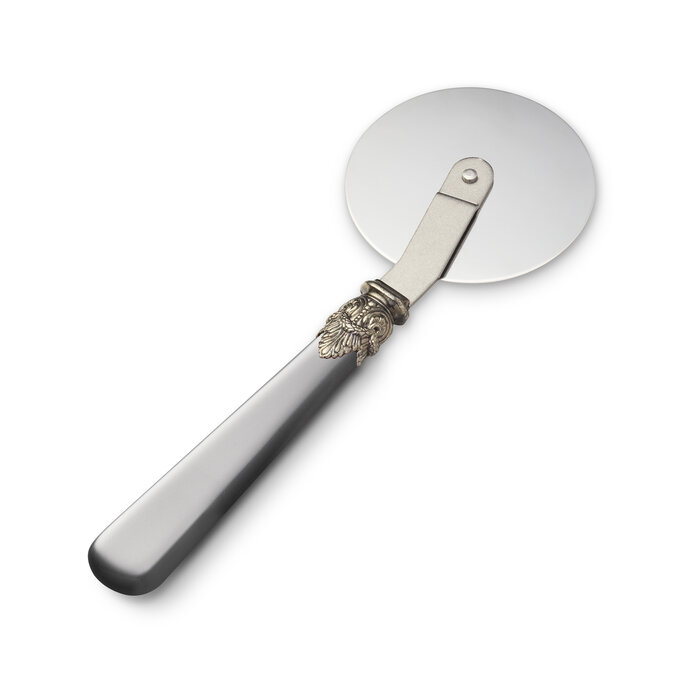 Pizza Cutter, with Gray handle (mother-of-pearl sheen)