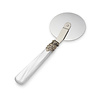 Pizza cutter, White with Mother of Pearl