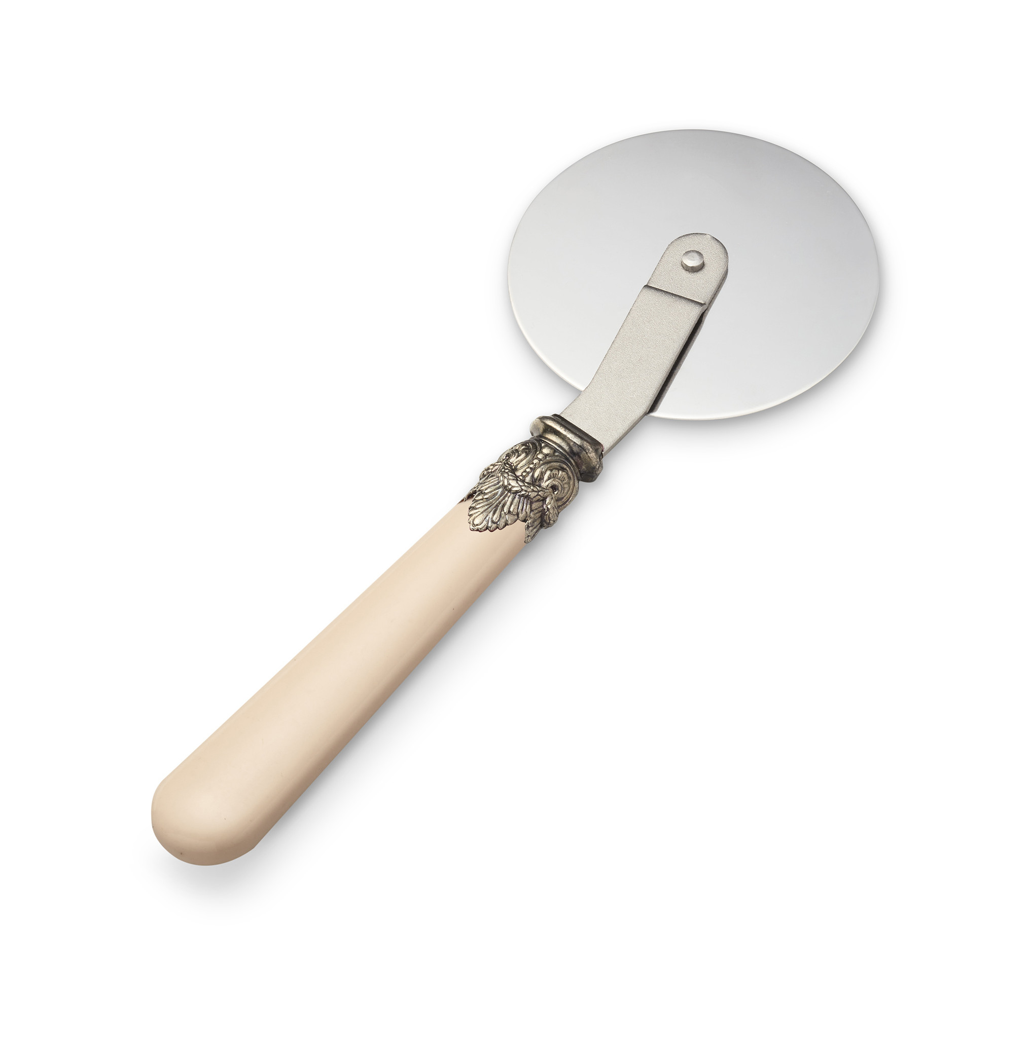 Pizza Cutter, with Ivory handle (plain)
